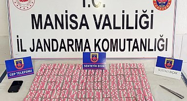 Sentetik ecza haplarıyla yakalandı