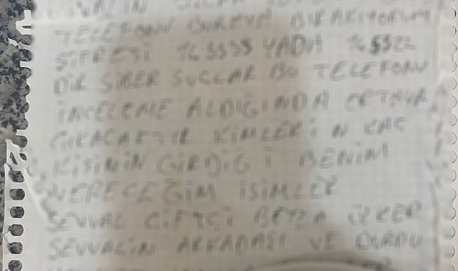 Sevgilisini öldürüp intihar eden şahsın mektubu ortaya çıktı