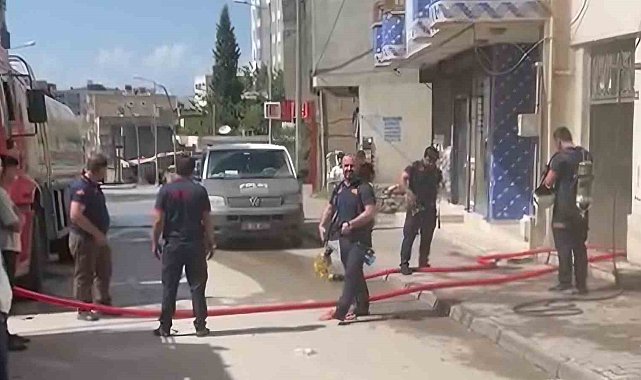 Siirt'te bodrum katta çıkan yangın söndürüldü
