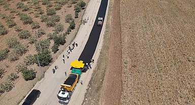 Siirt'te kırsal grup köy yolları sıcak asfaltla buluşuyor