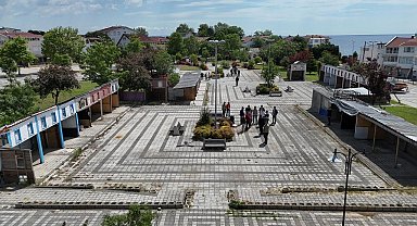 Silivri'de bulunan Gümüşyaka Gece Pazarı yenileniyor