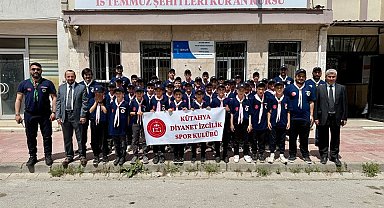 Simav'da hafızlara özel diyanet izcilik kampı