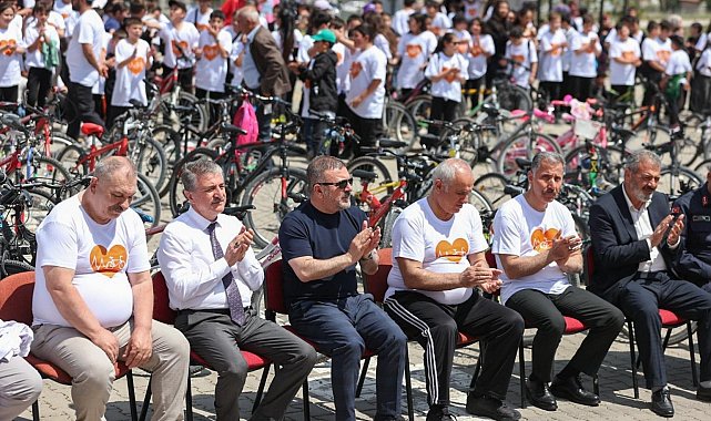 Sincan'da pedallar sağlık için çevrildi