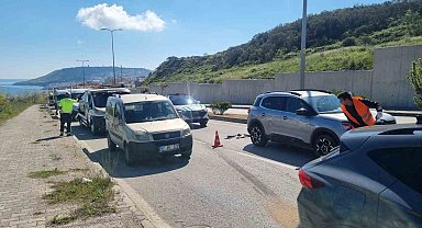 Sinop'ta 3 araçlı zincirleme kaza: 2 yaralı