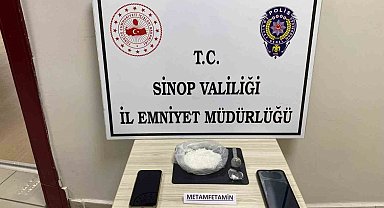 Sinop'ta 71.9 gr. metamfetamin maddesi ele geçirildi