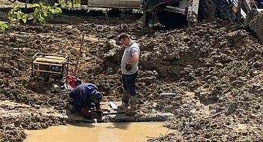 Sinop'ta ana isale hattı patladı, 6 köy 2 gün susuz kaldı
