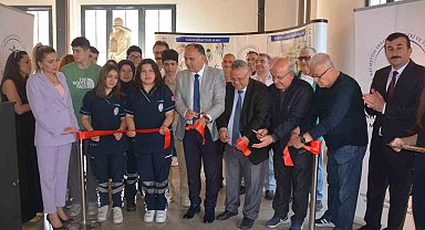 Sinop'ta liseli öğrencilerden yıl sonu sergisi
