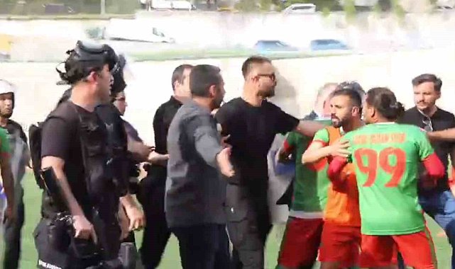 Şırnak'ta koruma polisi, atılan golden sonra çıkan olaylarda futbolcuyu darp etti