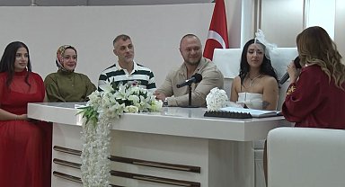 Şişli'de nikah salonlarında 25.05.2025 yoğunluğu yaşandı