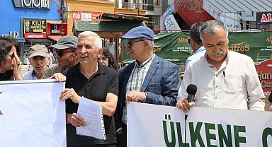 Sivas'ta bir kişinin öldüğü maden kazası protesto edildi