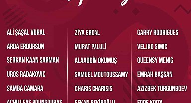 Sivasspor'un Samsunspor kafilesi açıklandı: Rey Manaj kadroda yer almadı