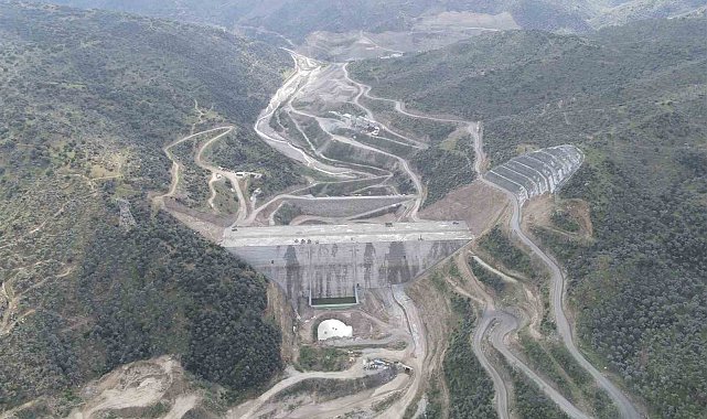 Söke Sarıçay Barajı'nda çalışmalar sürüyor