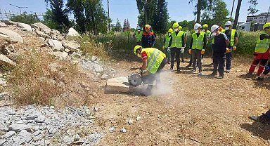 Söke'de arama kurtarma eğitimleri devam ediyor