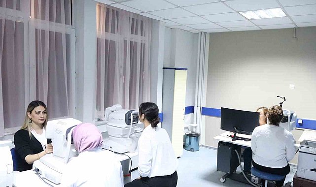 Söke'de göz laboratuvarı hizmete girdi