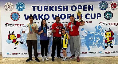 Sökeli 3 genç sporcu Dünya Kupası'ndan madalyayla döndü