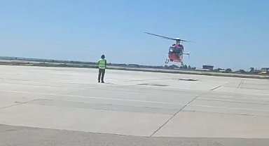Solunum sıkıntısı yaşayan bebek ambulans helikopterle Van'a sevk edildi