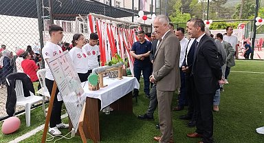 Soma'da TÜBİTAK Fuarı açıldı