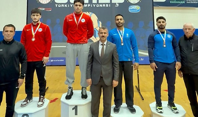 SUBÜ'den güreşte gümüş madalya geldi