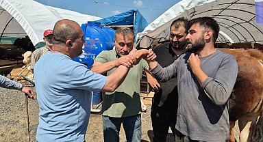 Sultangazi kurban pazarında bayram hareketliliği devam ediyor