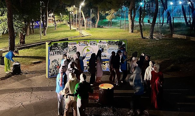 Sultangazili genç kızlar Manisa Kampı'nda doğayla iç içe