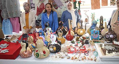 Sultanhisar'da el emeği ürünler görücüye çıkartıldı