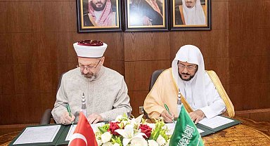 Suudi Arabistan ile 'İslami İşler Alanında İşbirliği Mutabakat Zaptı' imzalandı