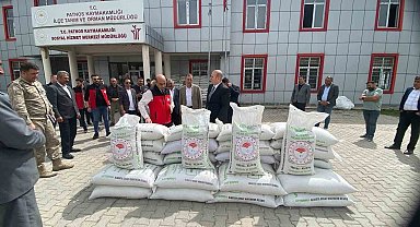 TAKEP Projesi kapsamında kuru fasulye tohumu dağıtıldı