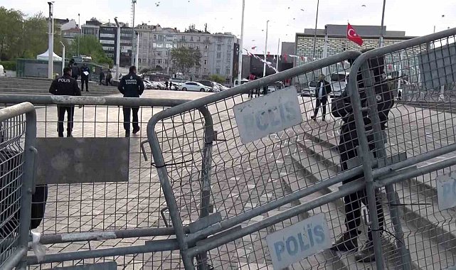Taksim Meydanı ve İstiklal Caddesi'ne çıkan yollarda 1 Mayıs tedbirleri