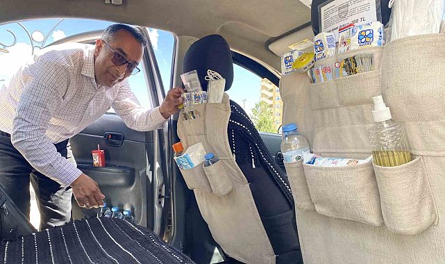Taksisine hijyen köşesi kurdu, müşteri memnuniyeti katlandı