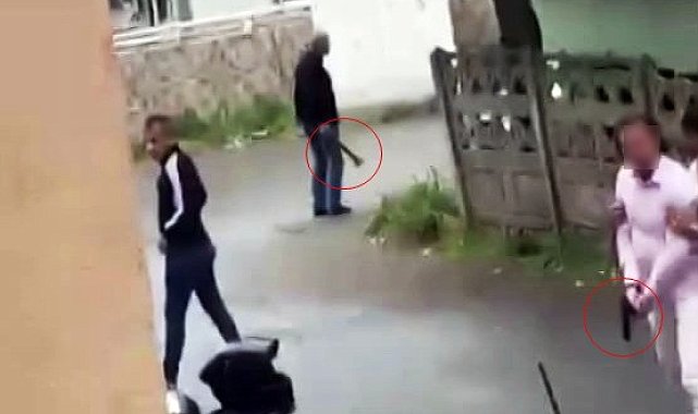 Tartıştığı emekli polisin kapısına balyoz ile dayanınca olanlar oldu