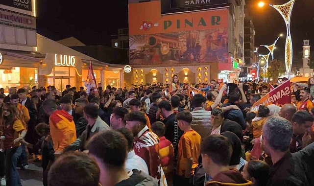 Tatvan'da Galatasaray şampiyonluğu coşkuyla kutlandı