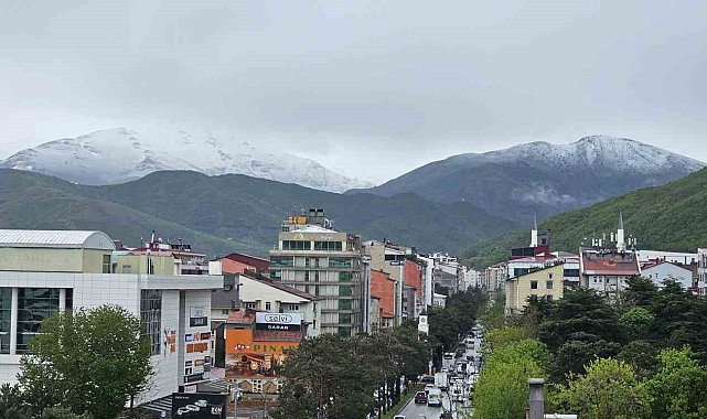 Tatvan'da mayıs ayında kar sürprizi: Nemrut ve yüksek kesimler beyaza büründü