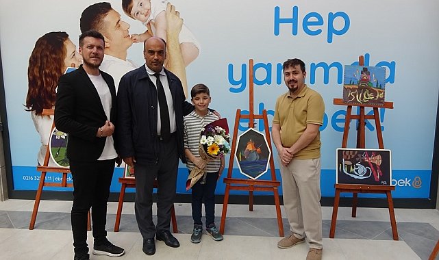 Tavşanlı'da çocukların hayal gücü sergiye yansıdı
