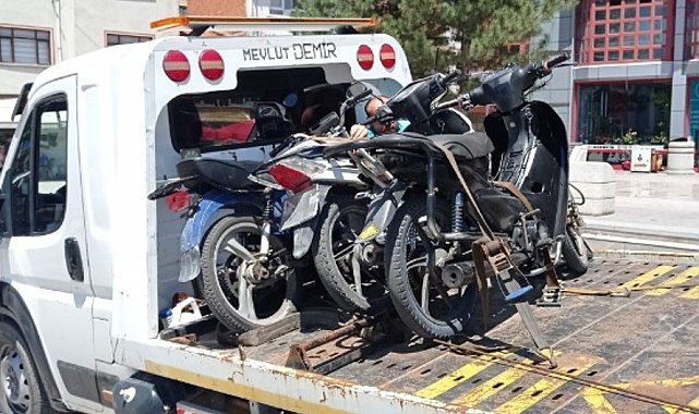 Tavşanlı'da gece gündüz motosiklet takibi