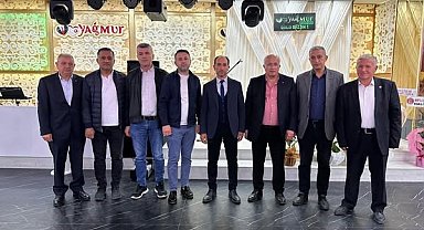 Tavşanlı'da Köy ve Mahalle Muhtarları Olağan Genel Kurulu'nda İrfan Güner yeniden başkan seçildi
