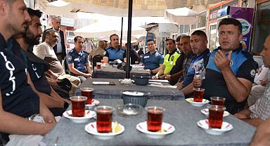 TDP polisleri Tercan'da bilgilendirmede bulundu