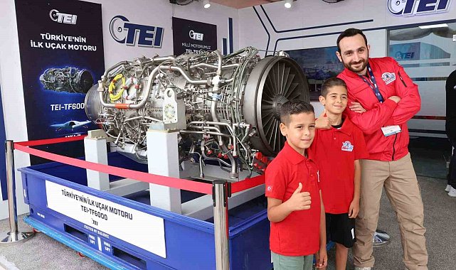 TEI'nin millî motorları TEKNOFEST Kıbrıs'ta Kıbrıslılarla buluştu