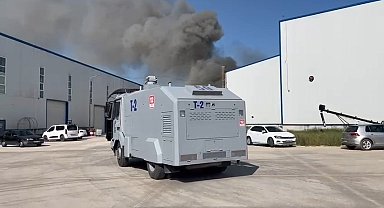 Tekirdağ'da fabrika yangını kontrol altına alındı