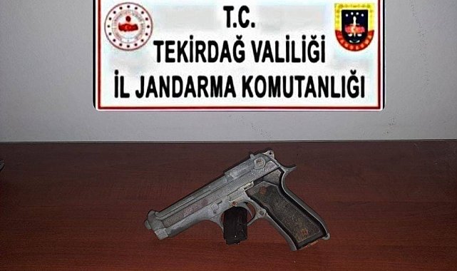 Tekirdağ'da jandarmadan ruhsatsız silah operasyonları