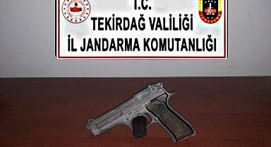 Tekirdağ'da jandarmadan ruhsatsız silah operasyonları