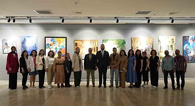 Tekirdağ'da resim öğretmenlerinden anlamlı sergi