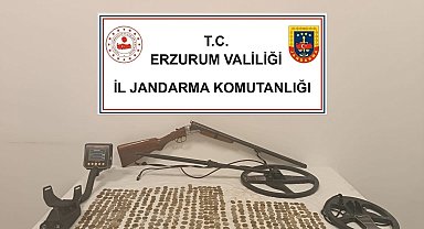 Tekman'da tarihi eser kaçakçılığı operasyonu