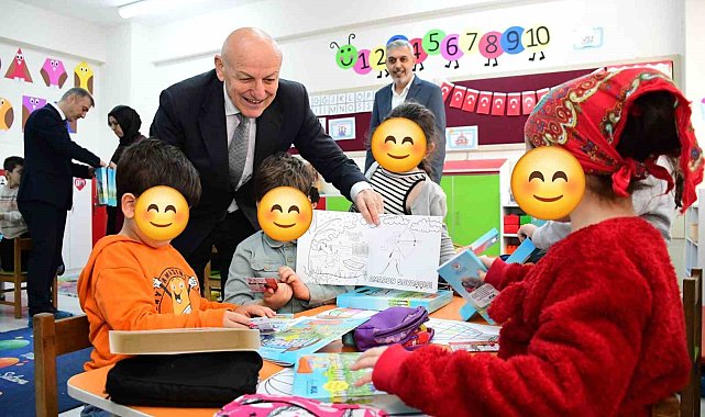 Terme'de minikler boyayarak ilçeyi tanıyacak
