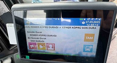 Tokat şehir içi halk otobüslerinde teknolojik dönüşüm başladı