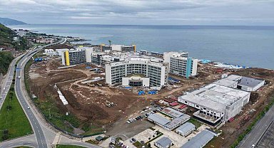 Trabzon Şehir Hastanesi inşaatının yüzde 75'i tamamlandı