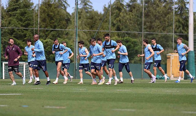 Trabzonspor, Samsunspor maçı hazırlıklarını sürdürdü
