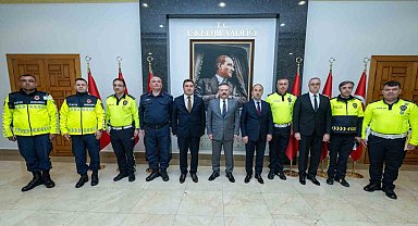 Trafik personeline başarı belgesi verildi