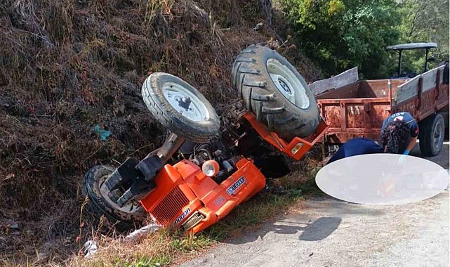 Traktör kazasında 1 kişi hayatını kaybetti