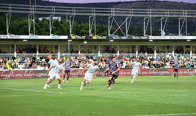 Trendyol Süper Lig: Bodrum FK: 1 - Trabzonspor: 1