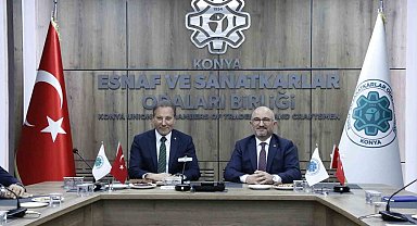 TSE Başkanı Şahin'in oda başkanlarıyla bir araya geldi